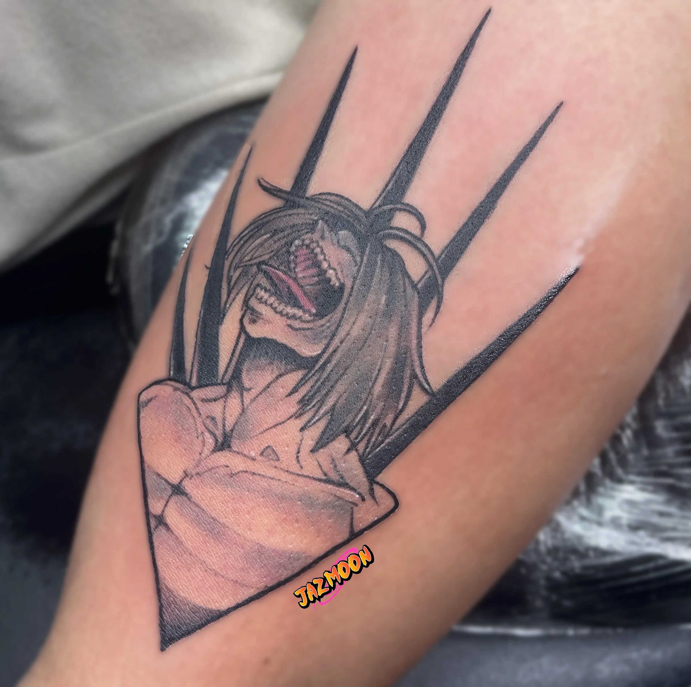 Tatuaje Eren a color